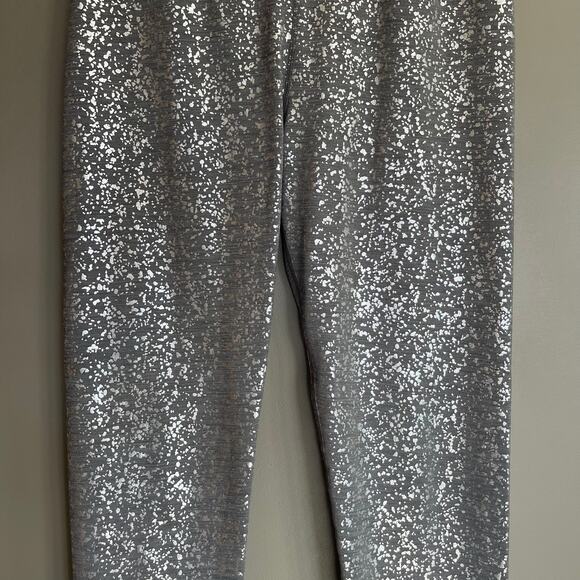 Sweaty Betty Goddess 7/8 Leggings in Grey Foil Size XS Metallic High Waisted Gym - Picture 8 of 16